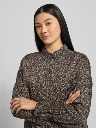 Marc O'Polo Relaxed fit overhemdblouse van puur katoen Donkergrijs - 3