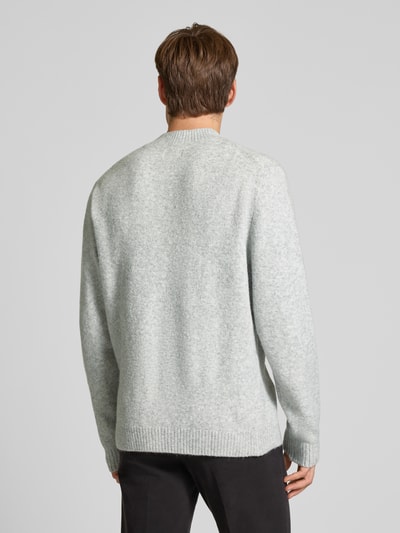 MCNEAL Strickpullover mit gerippten Abschlüssen Mittelgrau Melange 5