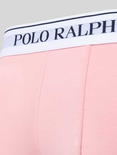 Produktfoto, Trunks aus Baumwoll-Mix im 3er-Pack von Polo Ralph Lauren Underwear, Optik: Unifarben, Label-Bund, Bundabschluss: Elastisch