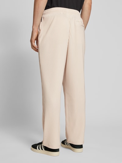 Jack & Jones Straight Leg Stoffhose mit Plisseefalten Modell 'KARL INTERLUDE' Offwhite 5