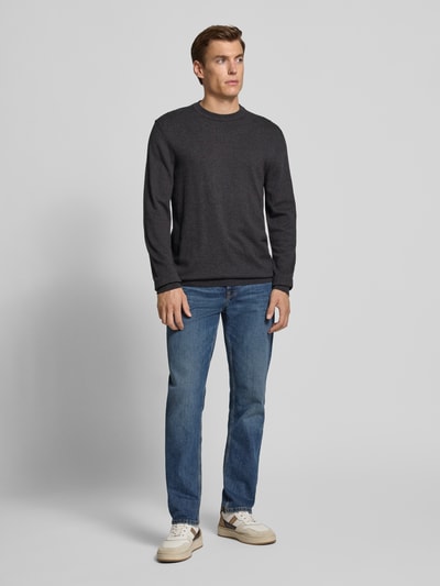 MCNEAL Gebreide pullover met kasjmier Donkergrijs gemêleerd - 1