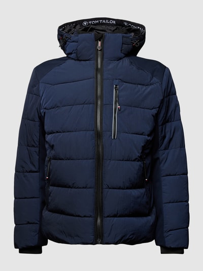 Tom Tailor Steppjacke mit Label-Details Marine 1