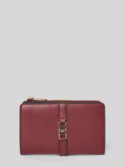 Tommy Hilfiger Portemonnaie mit Logo-Applikation Bordeaux 1