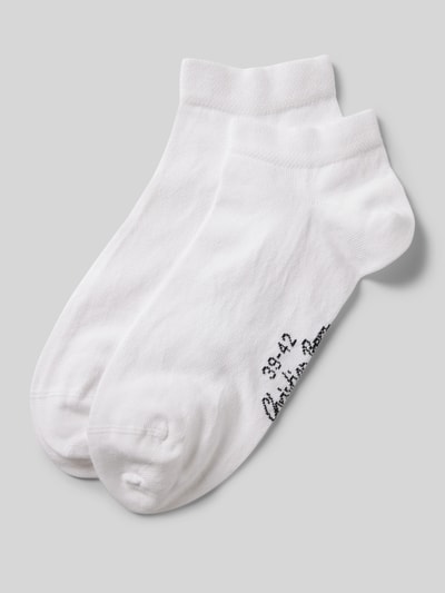 Christian Berg Woman Sneakersocken mit Label-Detail im 2er-Pack Weiss 1