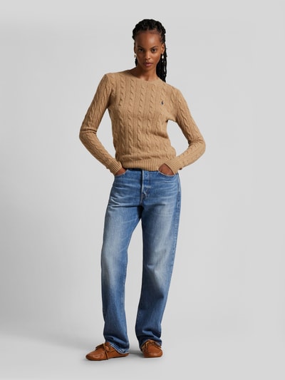 Polo Ralph Lauren Regular Fit Pullover aus Woll-Kaschmir-Mix 'JULIANNA' Camel 1