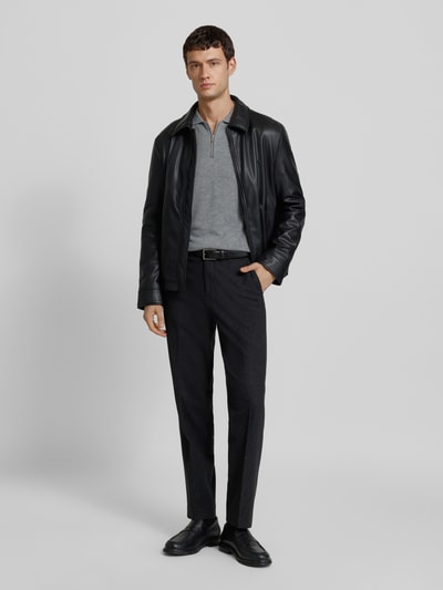 Antony Morato Gebreide pullover met polokraag Middengrijs gemêleerd - 1