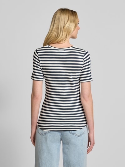 Marc O'Polo T-shirt o kroju regular fit z czystej bawełny Granatowy 5