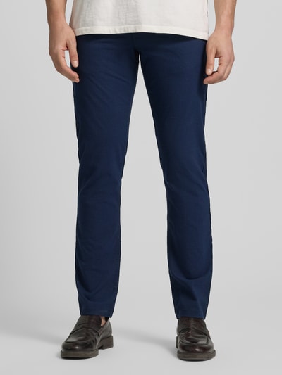 Christian Berg Men Regular Fit Chino mit 5-Pocket-Design Marine 4