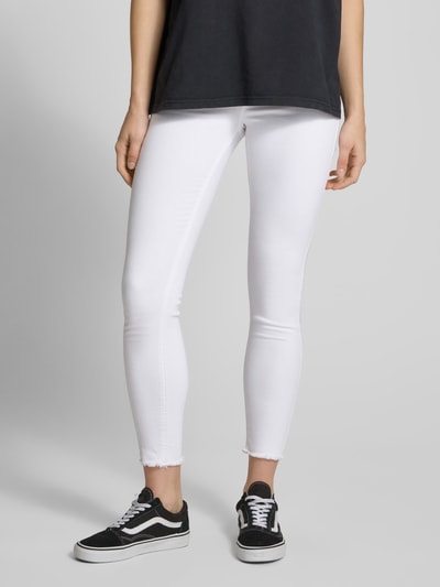Only Skinny Fit Jeans aus Baumwoll-Mix Modell 'BLUSH' Weiss 4
