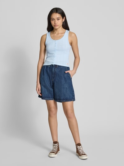 Levi's® Slim Fit Tank Top aus Baumwoll-Mix Modell 'DRY GOODS' Hellblau 1