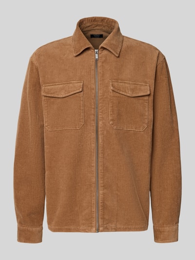 MCNEAL Hemdjacke mit Reißverschluss Camel 2