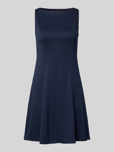 VERO MODA Rozkloszowana sukienka casualowa ze szwami działowymi model 'ABBY' Ciemnoniebieski 2