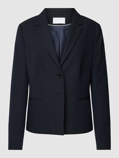 Jake*s Collection Blazer met viscose en paspelzakken Marineblauw - 2