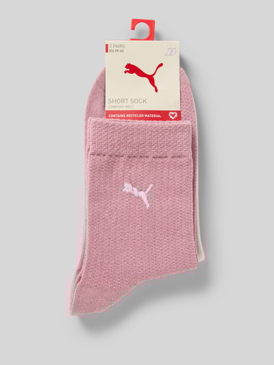PUMA Socken mit Label-Print im 2er-Pack Pink 3