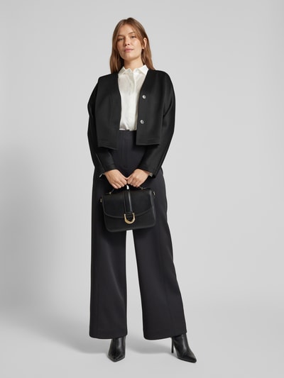 MaxMara Leisure Blazer mit V-Ausschnitt Modell 'CANOSSA' Black 1