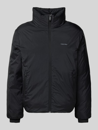 CK Calvin Klein Jack met opstaande kraag en logoprint Zwart - 2