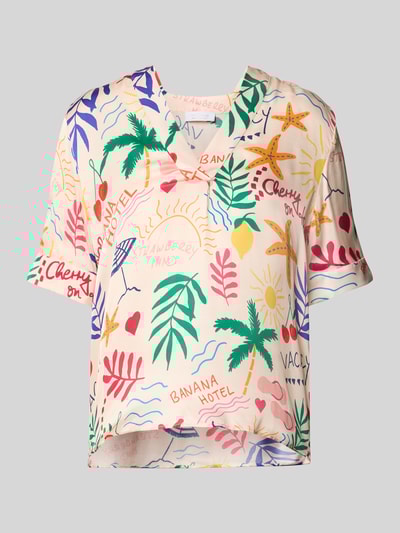 Rich & Royal Blouseshirt met V-hals Offwhite - 2