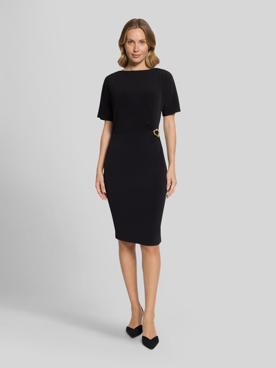 Vera Mont Cocktailjurk met plooien in de taille Zwart - 4