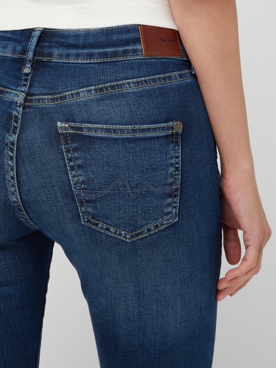 Pepe Jeans Skinny Fit Jeans mit Stretch-Anteil Modell 'Pixie' Jeansblau 3