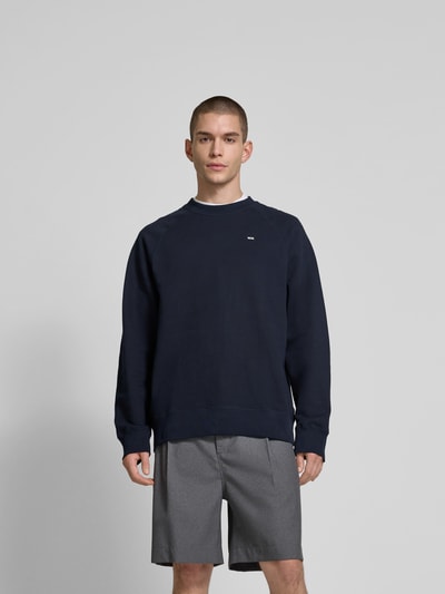 Wood Wood Oversized Sweatshirt mit Stehkragen Marine 4