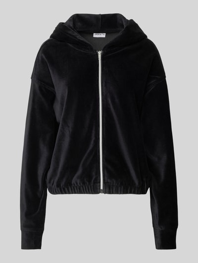 Jake*s Casual Oversized Sweatjacke mit Kapuze Black 2