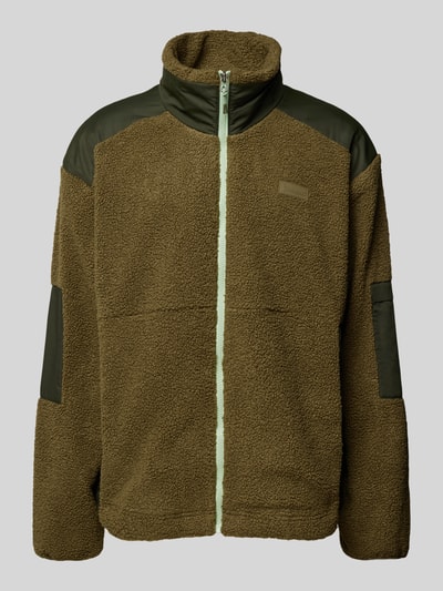 Cotopaxi Sweatjack met opstaande kraag, model 'Bacano' Olijfgroen - 2