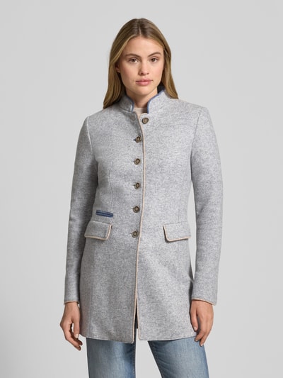 WHITE LABEL Blazer mit Pattentaschen Hellgrau 4