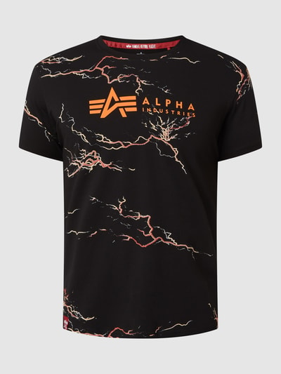 Alpha Industries T-Shirt aus Baumwolle  Black 2