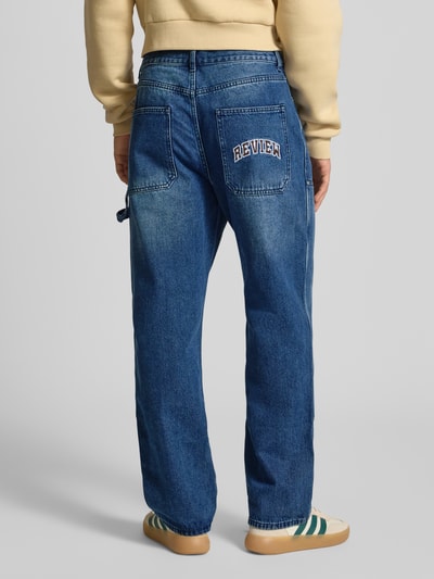 REVIEW Jeansy z 5 kieszeniami Niebieski 5