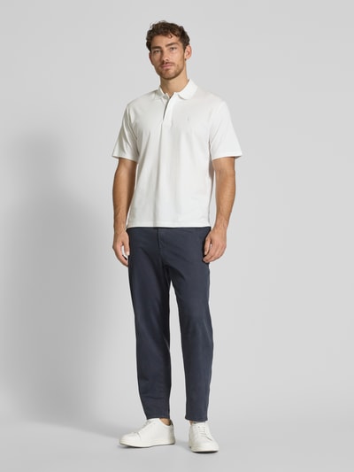 Jack & Jones Premium Regular Fit Poloshirt mit Logo-Patch Modell 'RODNEY' Weiss 1