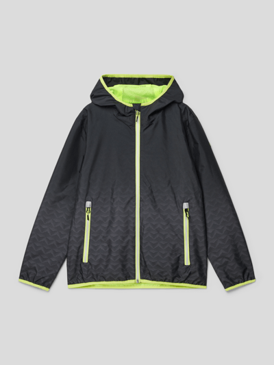 Killtec Funktionsjacke mit Allover-Muster Modell 'KOS' Schwarz 1