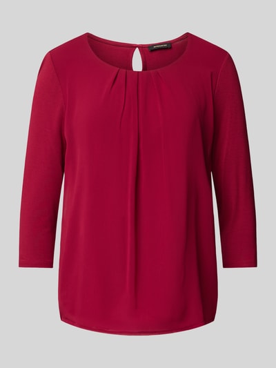 More & More Blouseshirt met ronde hals Rood - 2