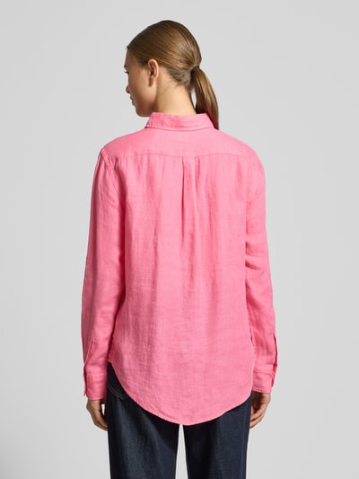 Polo Ralph Lauren Overhemdblouse met knoopsluiting Felroze - 5