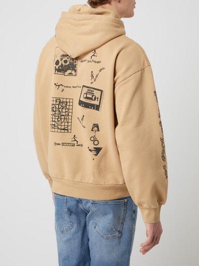 Carhartt Work In Progress Hoodie met logo, model 'Scramble' Hazelnoot - 5