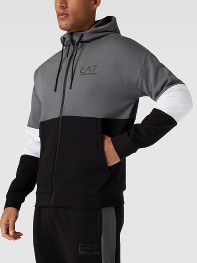 EA7 Emporio Armani Trainingsanzug im Colour-Blocking-Design Black 3