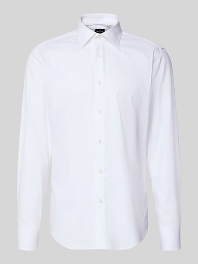 BOSS Regular Fit Businesshemd aus Baumwoll-Mix Weiss 2