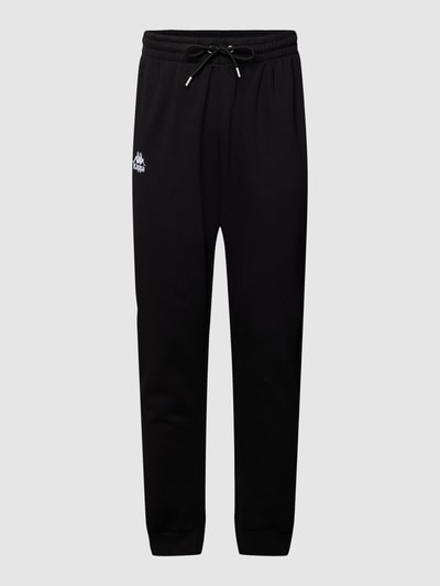 Kappa Sweatpants mit Label-Stitching Modell 'ZLOAN' Black 2