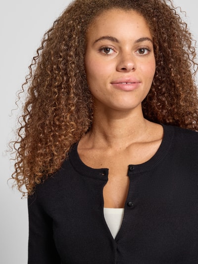 Pieces Slim fit gebreid jack van viscosemix, model 'NORA'  - 3