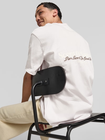 Pegador Oversized T-shirt met labelprint, model 'Sequia' Lichtroze - 3