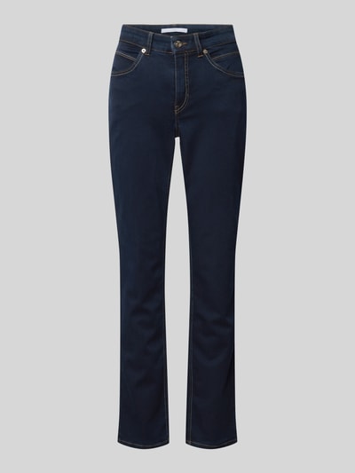 MAC Bootcut Fit Jeans mit Stretch-Anteil Modell 'MELANIE' Marine 2