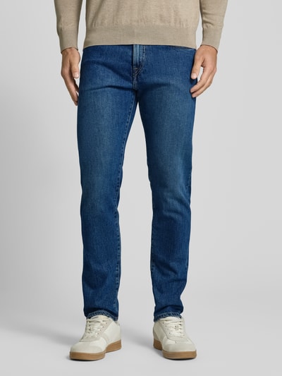 Paul Smith Tapered Fit Jeans mit Eingrifftaschen Marine 4