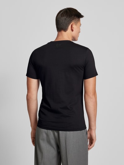 Antony Morato Regular fit T-shirt met motiefprint en ronde hals Zwart - 5