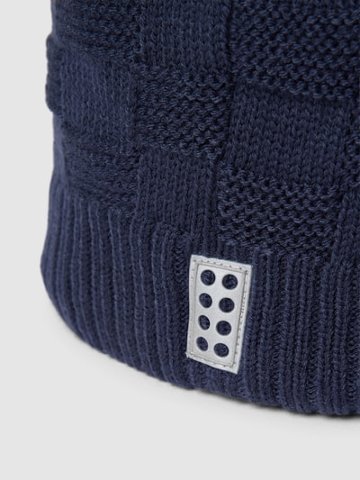 LEGO WEAR Beanie met ribboord, model 'ORAI' Marineblauw - 2