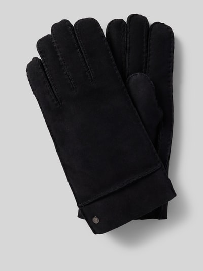 Roeckl Handschuhe mit Label-Detail Modell 'Bergen' Black 1