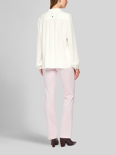 Marc Cain Langarmbluse mit Tunika-Ausschnitt Offwhite 5