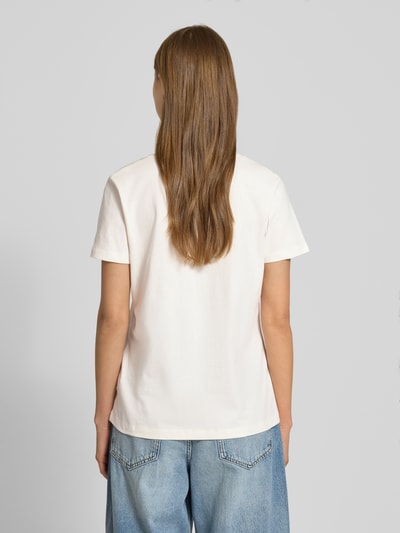 Tommy Hilfiger T-shirt o kroju regular fit z czystej bawełny Biały 5