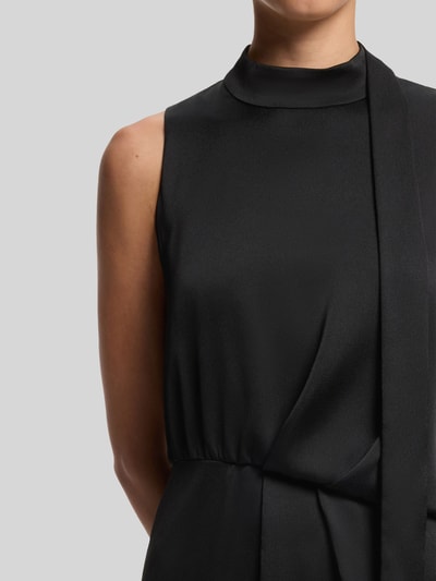 HUGO Maxikleid mit Drapierung Modell 'Kedina-1' Black 6