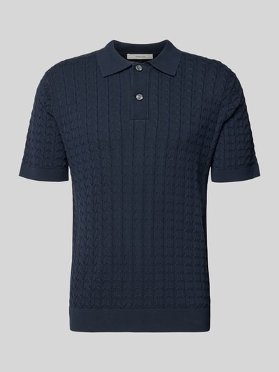Selected Homme Koszulka polo z czystej bawełny o kroju regular fit model 'MATTIS' Granatowy 2