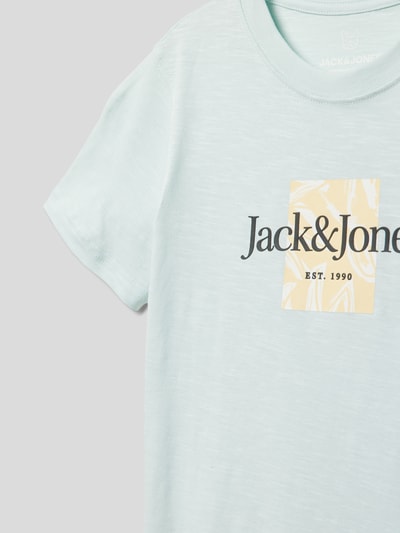 Jack & Jones T-shirt met ronde hals, model 'JORLAFAYETTE' Mintgroen - 2