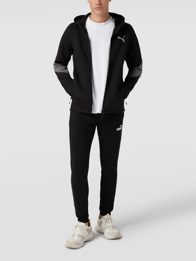 PUMA PERFORMANCE Sweatjacke mit Label-Print Modell 'Evostripe' Black 1